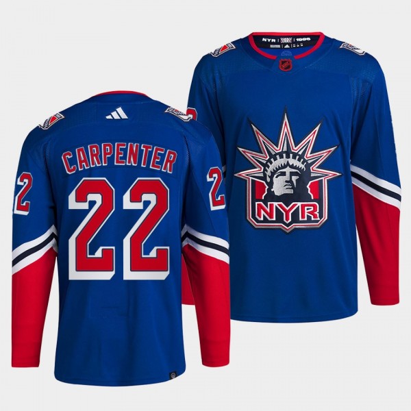 Ryan Carpenter New York Rangers 2022 Reverse Retro...