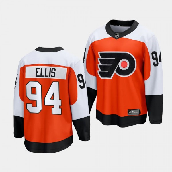 Philadelphia Flyers Ryan Ellis 2023-24 Home Burnt ...