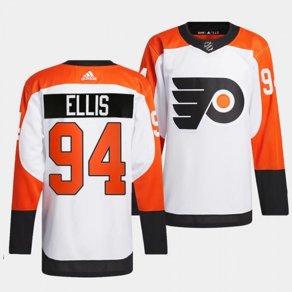 Philadelphia Flyers 2023-24 Authentic Ryan Ellis #94 White Jersey Away