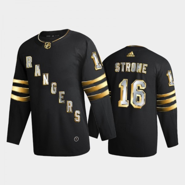 New York Rangers Ryan Strome #16 2020-21 Golden Ed...