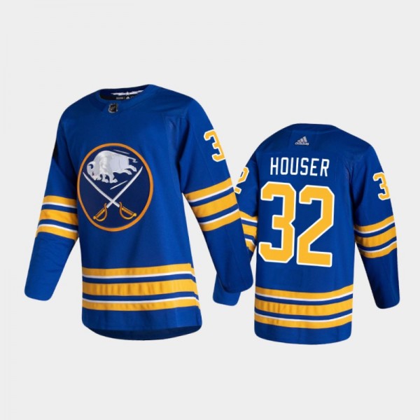 Buffalo Sabres Michael Houser #32 Home Royal 2020-21 Authentic Jersey
