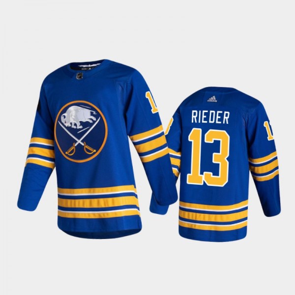 Buffalo Sabres Tobias Rieder #13 Home Royal 2020-21 Authentic Jersey