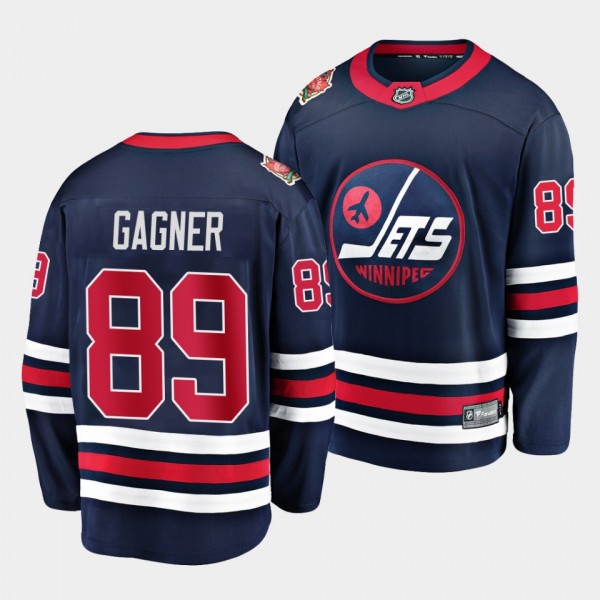 Sam Gagner Winnipeg Jets Alternate Navy Breakaway ...