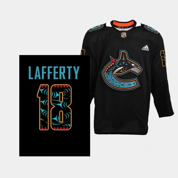 Vancouver Canucks First Nations 2023 Sam Lafferty ...