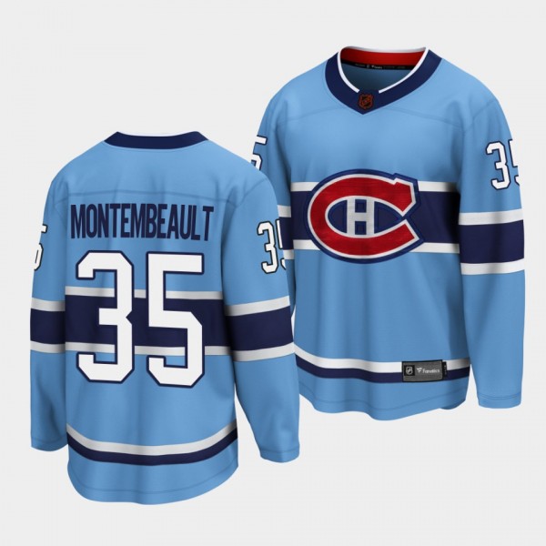 Sam Montembeault Montreal Canadiens Special Edition 2.0 2022 Blue Jersey #35 Breakaway Player