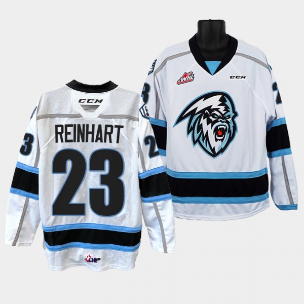 Sam Reinhart Winnipeg Ice #23 WHL Jersey White NHL Alumni