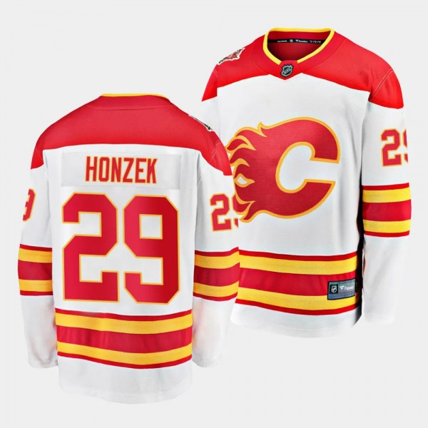Calgary Flames Samuel Honzek 2023 NHL Draft White ...