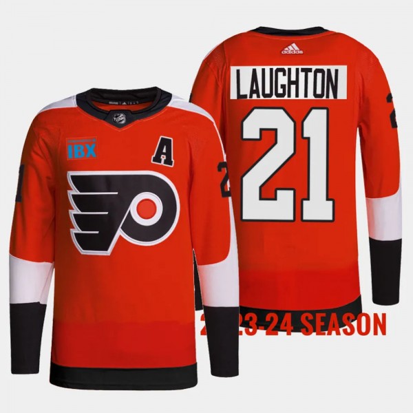 Philadelphia Flyers 2023-24 Home Scott Laughton #2...