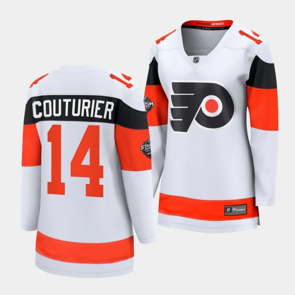 Sean Couturier Philadelphia Flyers 2024 NHL Stadium Series Women Breakaway Player 14 Jersey