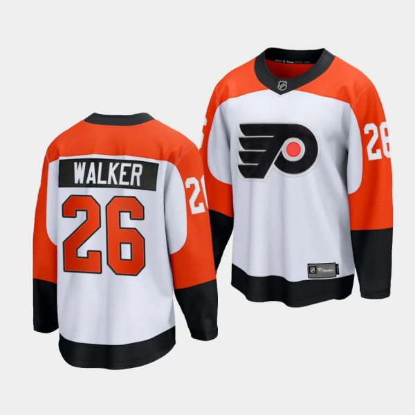 Sean Walker Philadelphia Flyers 2023-24 Away White...