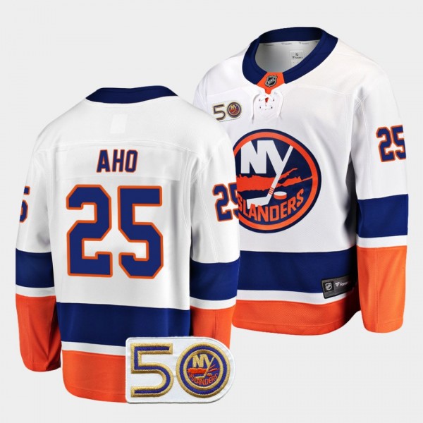 Sebastian Aho New York Islanders 2022-23 50th Anni...