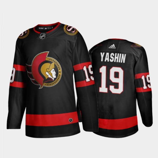 Ottawa Senators Alexei Yashin #19 Home Black 2020-21 Adizero Jersey