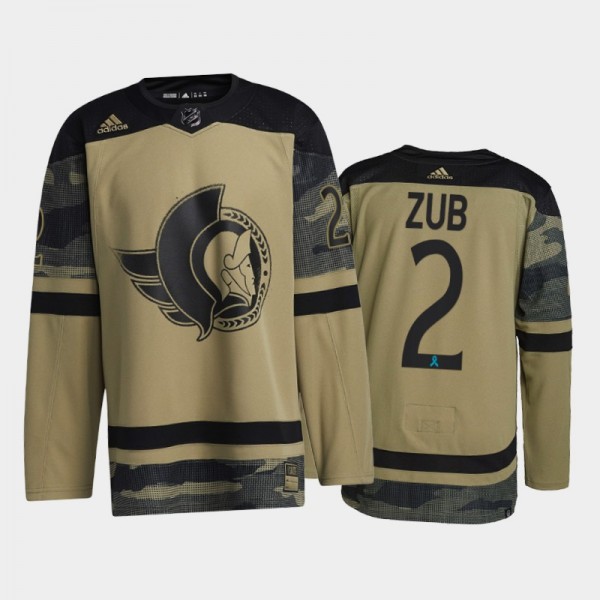 Ottawa Senators Artyom Zub 2021 CAF Night #2 Jerse...