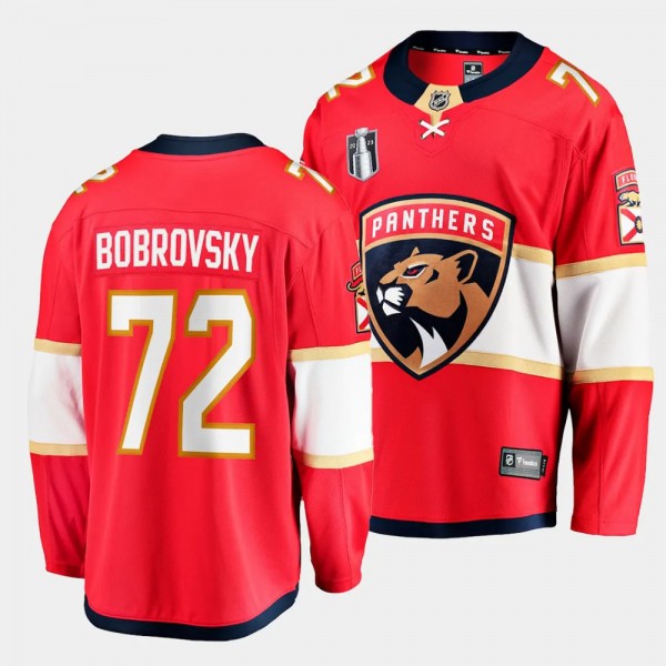 Florida Panthers Sergei Bobrovsky 2023 Stanley Cup Final Red Home Breakaway Player Jersey Men's