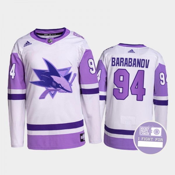 San Jose Sharks Alexander Barabanov #94 Hockey Fig...