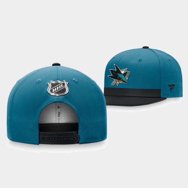 San Jose Sharks Pro Locker Room Men Blue Snapback Hat