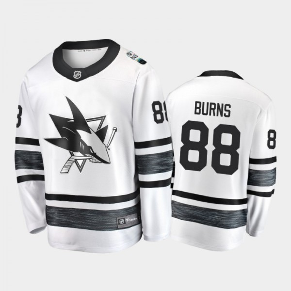 Men's Sharks Brent Burns #88 2019 NHL All-Star Rep...