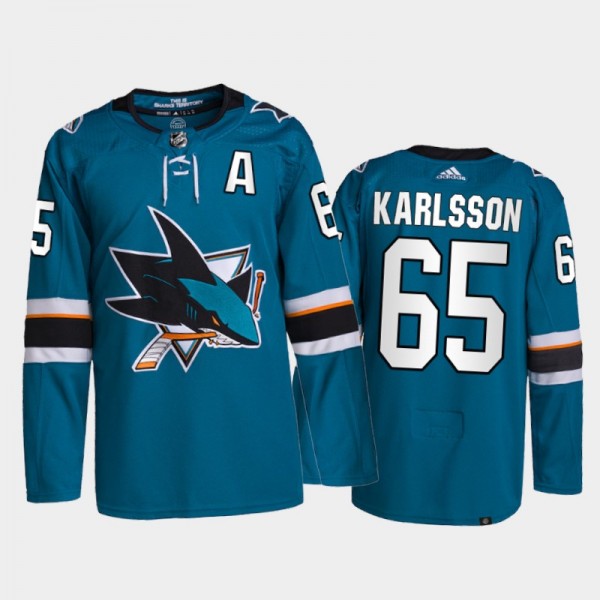 2021-22 San Jose Sharks Erik Karlsson Home Jersey ...