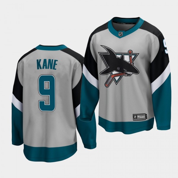 Evander Kane San Jose Sharks 2021 Reverse Retro Gr...