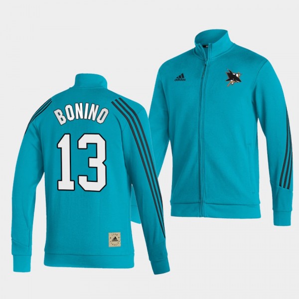 San Jose Sharks Nick Bonino Team Classics Jacket T...