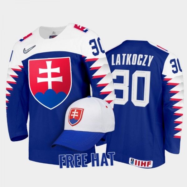 Slovakia Hockey Simon Latkoczy 2022 IIHF World Jun...
