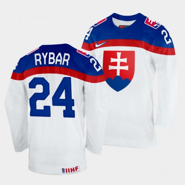 Slovakia Hockey #24 Patrik Rybar 2022 IIHF World C...