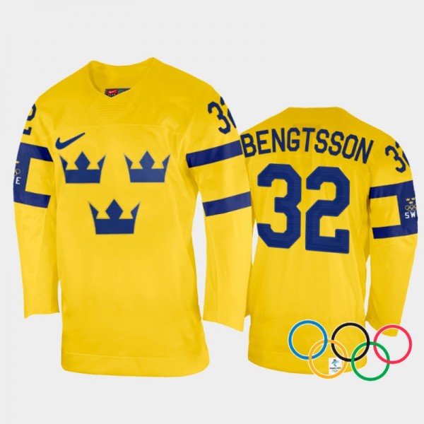 Sweden Hockey Lukas Bengtsson 2022 Winter Olympics...