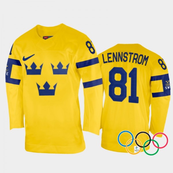 Sweden Hockey Theodor Lennstrom 2022 Winter Olympi...