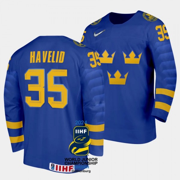 Hugo Havelid 2024 IIHF World Junior Championship S...