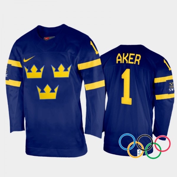 Sweden Women's Hockey Agnes Aker 2022 Winter Olymp...