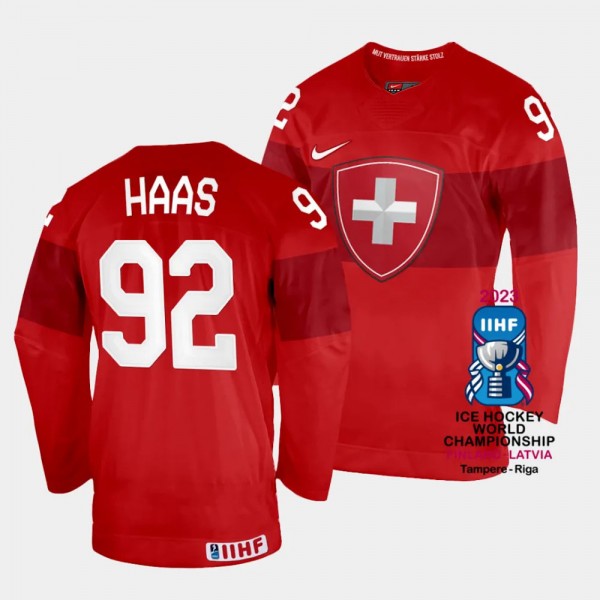 Gaetan Haas 2023 IIHF World Championship Switzerla...