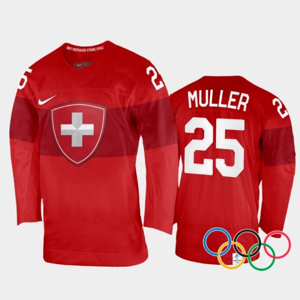 Switzerland Hockey Mirco Muller 2022 Winter Olympi...