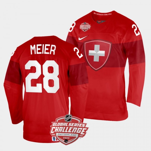 Timo Meier 2022 NHL Global Series Switzerland #28 ...