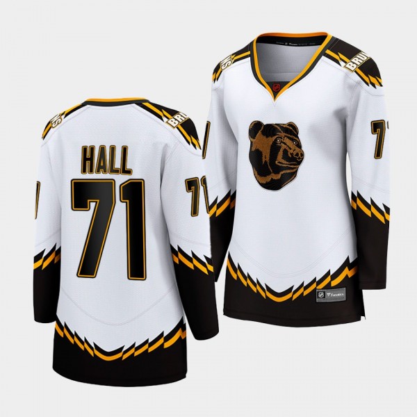 Bruins Taylor Hall 2022 Special Edition 2.0 White Jersey Women