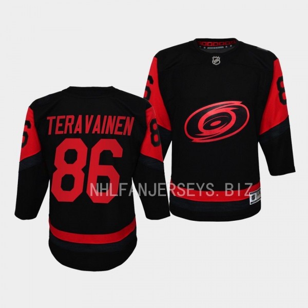 Carolina Hurricanes #86 Teuvo Teravainen 2023 NHL Stadium Series Player Black Youth Jersey