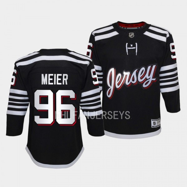 New Jersey Devils #96 Timo Meier Alternate Premier...