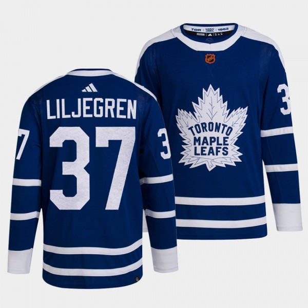 Reverse Retro 2.0 Toronto Maple Leafs Timothy Liljegren #37 Blue Authentic Primegreen Jersey 2022