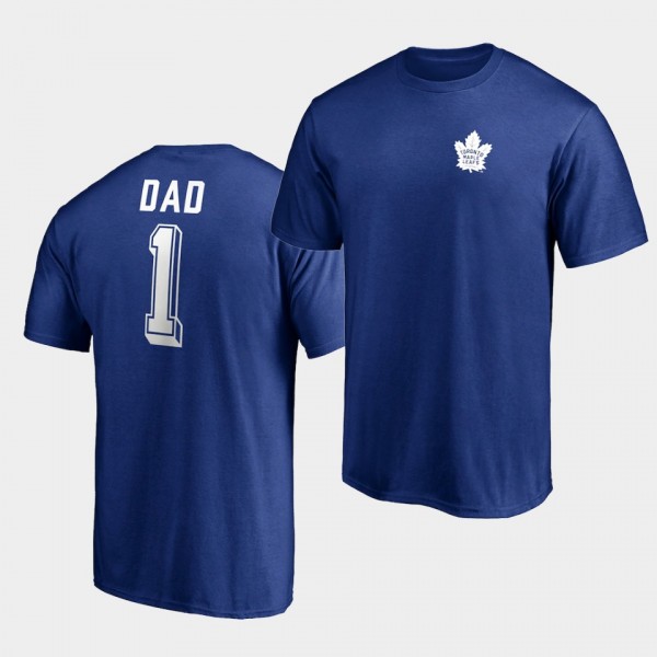 Toronto Maple Leafs T-Shirt 2021 Fathers Day NO.1 ...