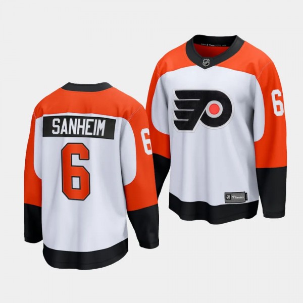 Travis Sanheim Philadelphia Flyers 2023-24 Away Wh...