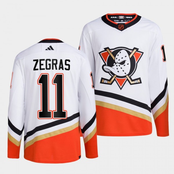 Trevor Zegras Anaheim Ducks 2022 Reverse Retro 2.0...