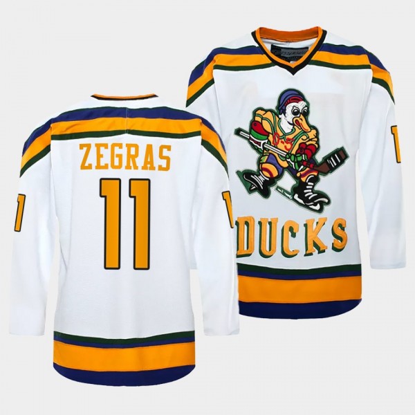 Trevor Zegras Anaheim Ducks The Mighty Ducks White...