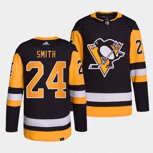 Ty Smith #24 Pittsburgh Penguins 2022 Primegreen Authentic Black Jersey Home