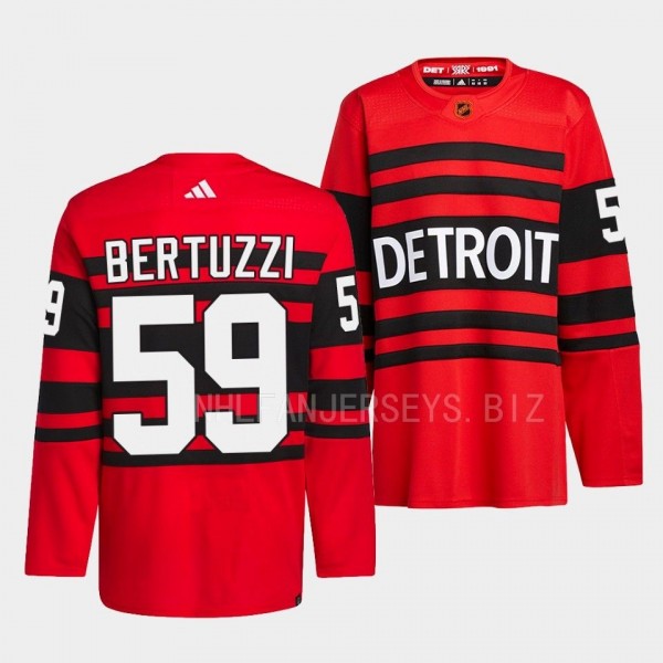 Detroit Red Wings 2022 Reverse Retro 2.0 Tyler Ber...