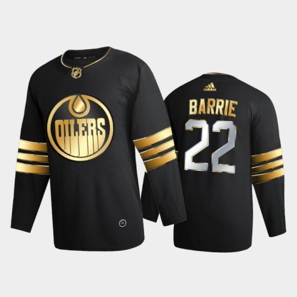 Edmonton Oilers Tyson Barrie #22 2020-21 Golden Edition Black Limited Authentic Jersey