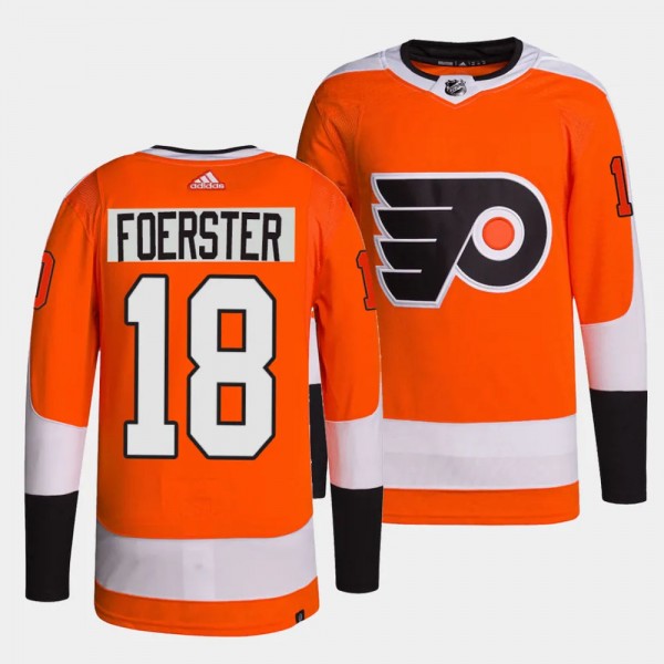 Tyson Foerster Philadelphia Flyers Home Orange #18...