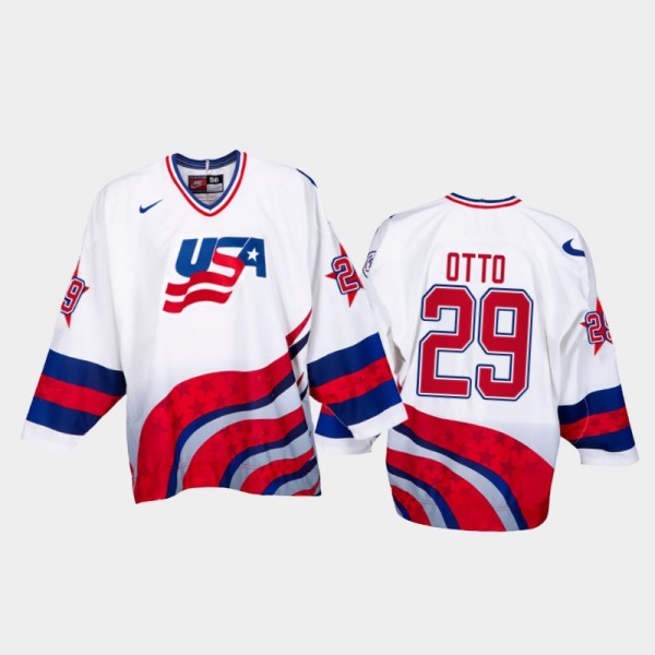 USA Hockey Joel Otto 1996 World Cup White Classic ...