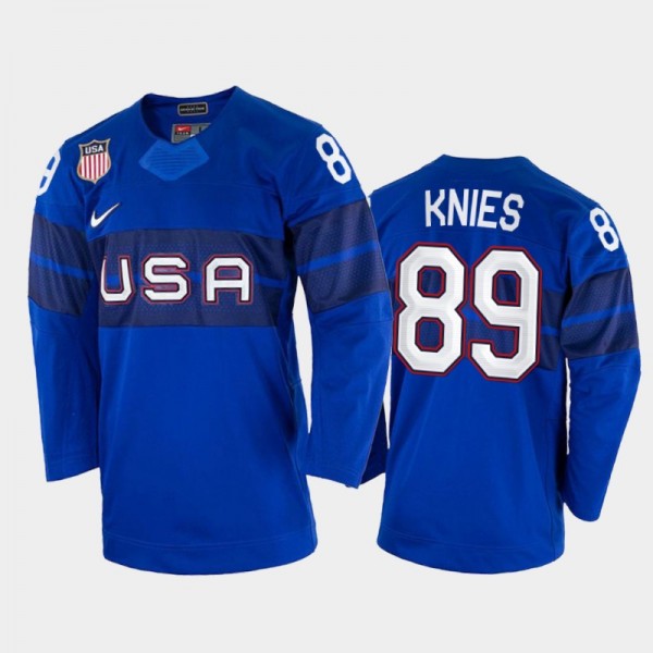 USA Hockey Matthew Knies 2022 Winter Olympics Roya...