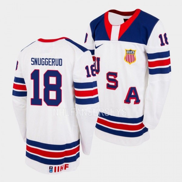 Jimmy Snuggerud USA 2023 IIHF World Junior Champio...