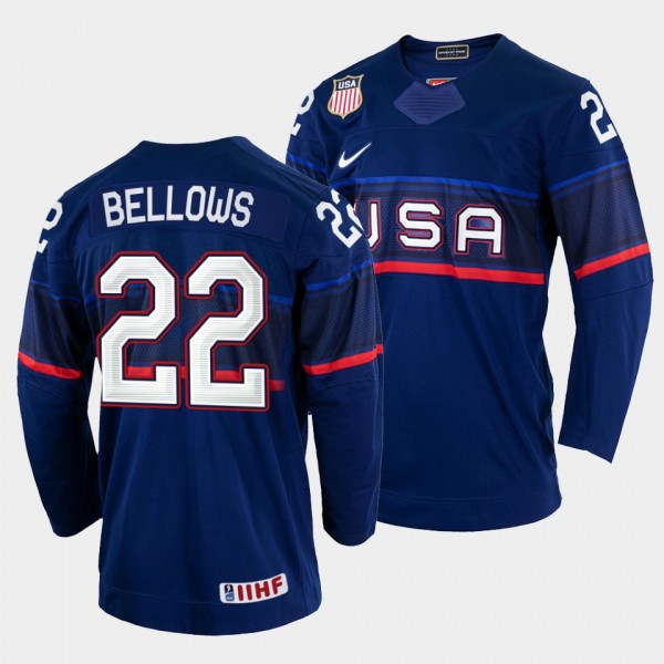 Kieffer Bellows 2022 IIHF World Championship USA H...