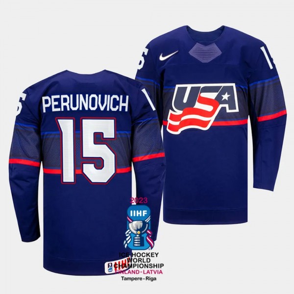 Scott Perunovich 2023 IIHF World Championship USA ...